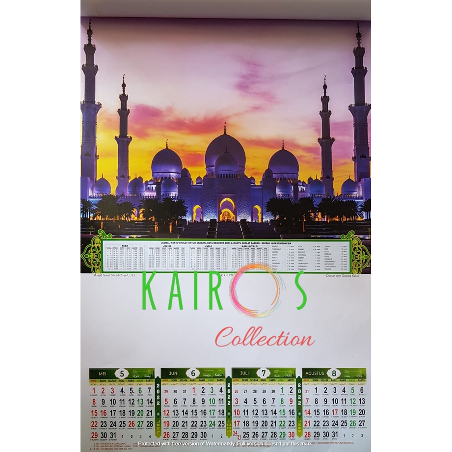 Kalender Catur Wulan 2022 Kalender Dinding