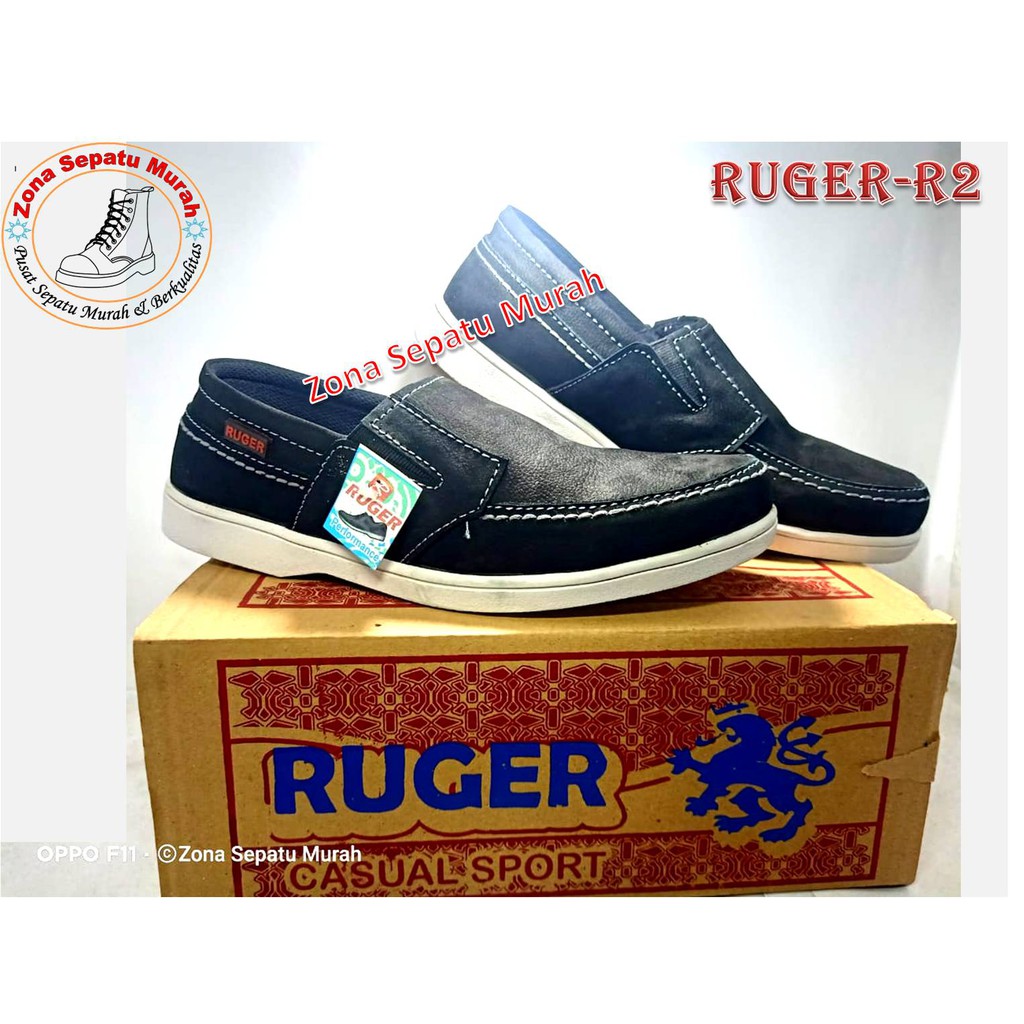 Sepatu Ruger Casual R2 model trendy nyaman dipakai asli original