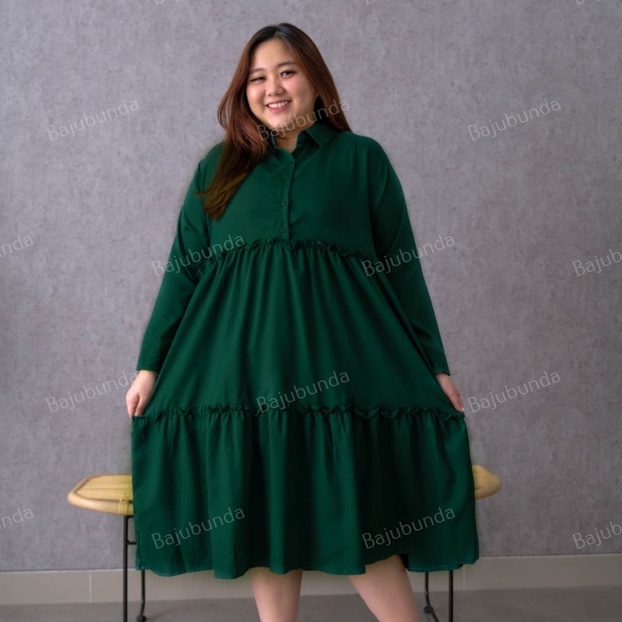 LD 120 DRESS JUMBO BAJU BIG SIZE WANITA BAJUBUNDA DESSY