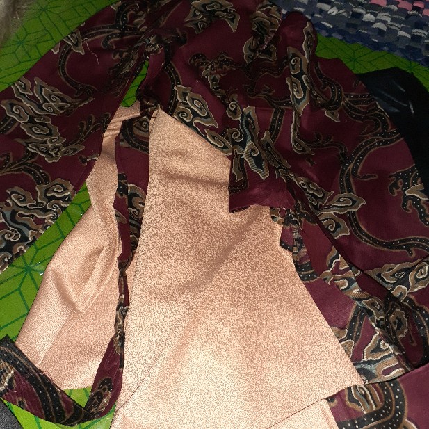 Batik Wanita Asj Sa Hrb026 Kenongo Kemeja Tosca Pendek