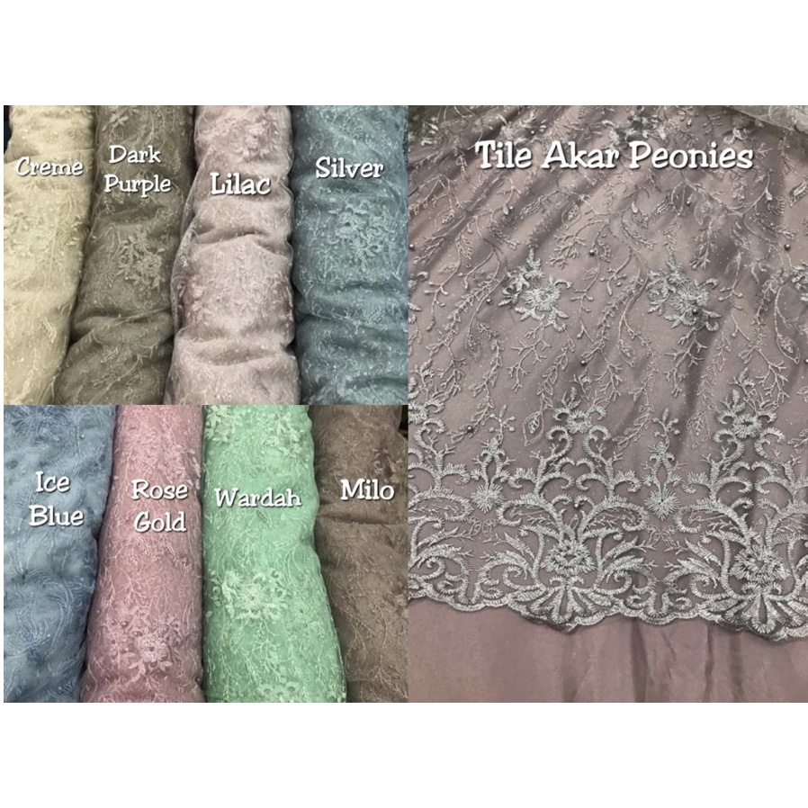 Paket Bridesmaid Seragam Lengkap Kain Satin Velvet Brukat Tile Akar Motif Dot Lengkap