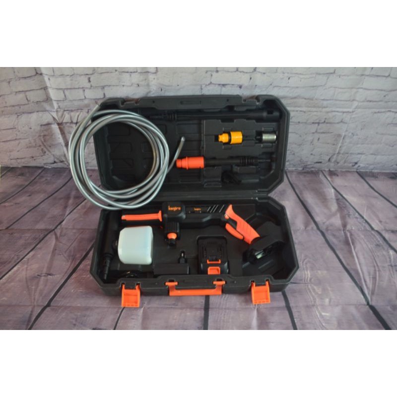 Mesin cuci steam baterai 20V jet water pressure washer Kenjiro KJPW20