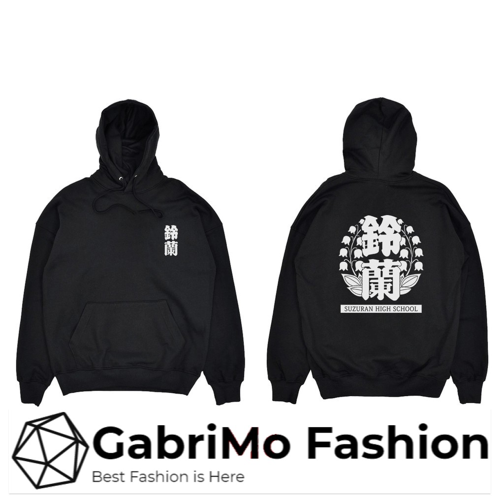 SWEATER HOODIE SUZURAN HIGH SCHOOL CROWS ZERO EXPLODE GENJI TAKIYA SERIZAWA BOUYA BANDO JAKET