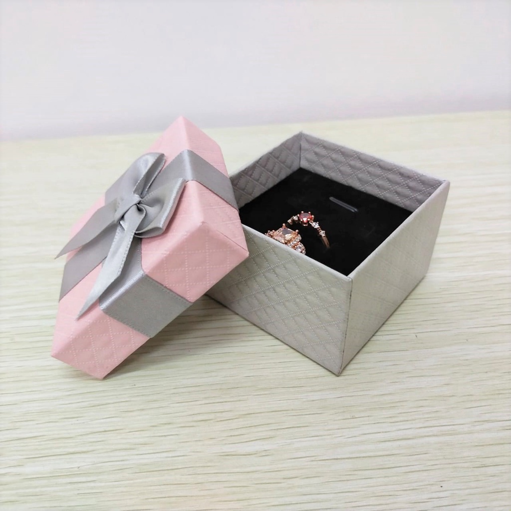 Jewelry Gift Box / Kotak Hadiah Tempat Perhiasan Kalung Cincin Dll G14