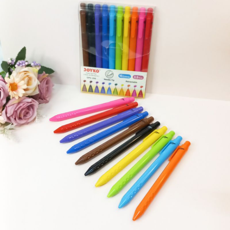 Pulpen Jel Warna Colour Gel Pen GPC -295 joyko