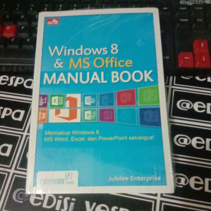 

BUKU WINDOWS 8 & MS OFFICE MANUAL BOOK ORIGINAL