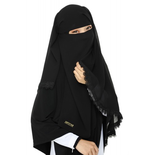 Niqab Qibtiyyah Lacey, Qibtiyyah, QIbtiyyah Excluisve Original Malaysia