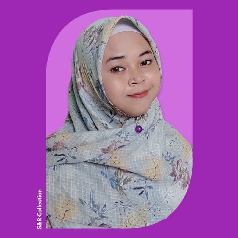 kerudung segi empat premium motif/ hijab Akira Dobby/ hijab segi empat/ 060