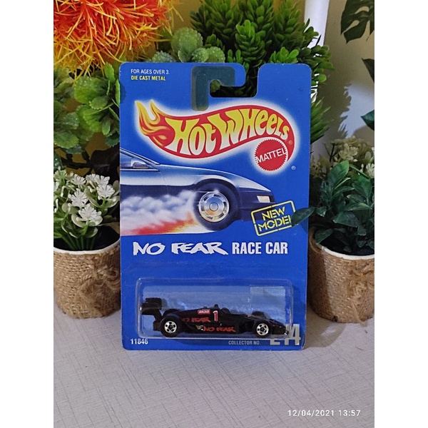 hot wheels lawas 1991 No fear race car F1 varian velg kancing rare