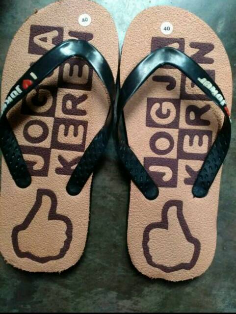 (BISA COD) SANDAL JOGJA KEREN JEMPOL COCOK UNTUK PRIA DAN WANITA - SOUVENIR MURAH KHAS JOGJA