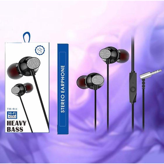 HEADSET - EARPHONE - HANDSFREE TM911 - TM912 - TM913 - TM914 - TM915 - TM916 - EXTRABASS JERNIH PACKINGAN IMPOR