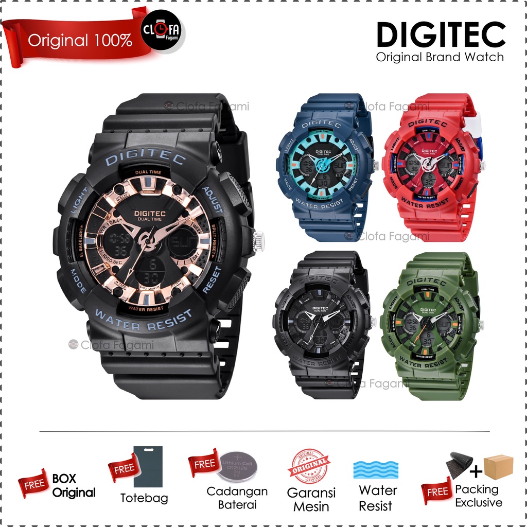 DIGITEC STUN /clofafagami/ JAM TANGAN OUTDOOR / JAM TANGAN ORIGINAL / JAM DIGITEC ORIGINAL / JAM TAN