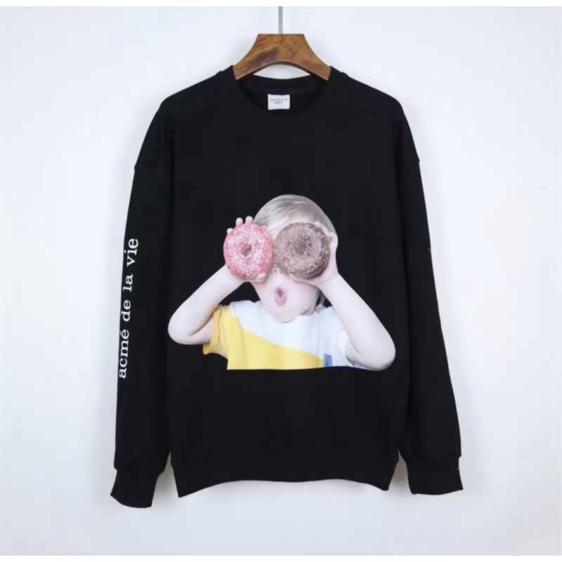ADLV(AcmeDeLaVie)DONUT BABY FACE CREWNECK (USED)
