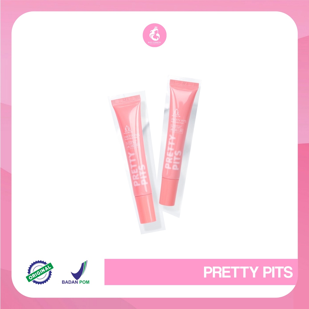 Madame Gie Pretty Pits Brightening Cream - Krim Pencerah Lipatan Kulit Tubuh