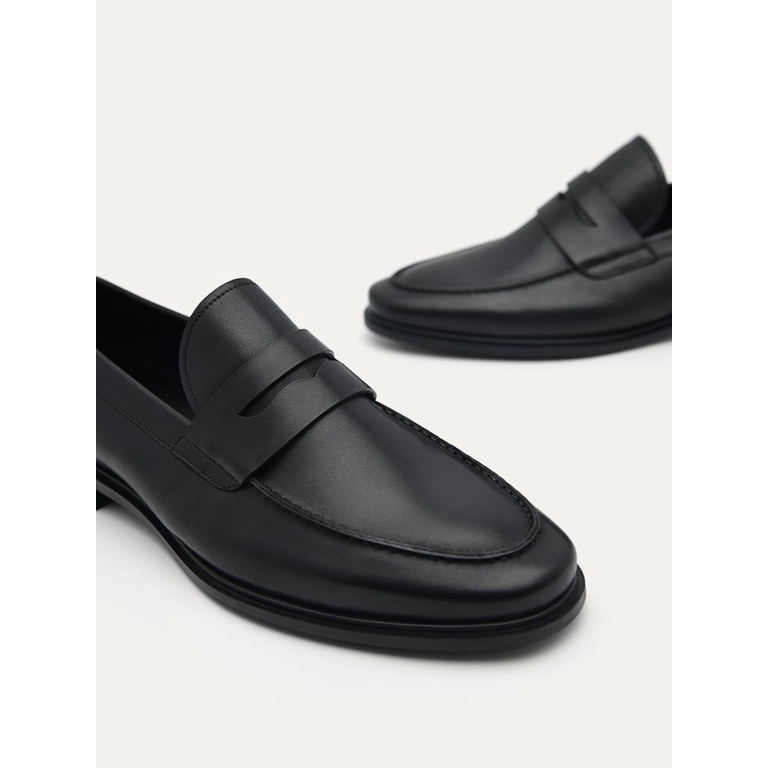 SEPATU FORMAL PEDRO PRIA ORIGINAL PANTOFEL KULIT ASLI HITAM PM141