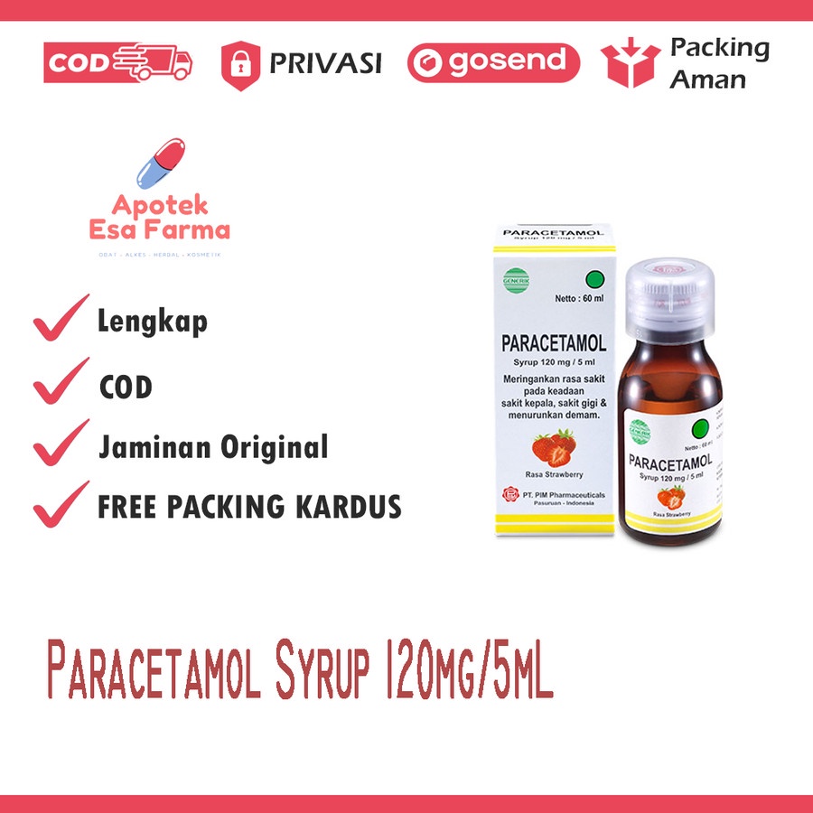 Jual Paracetamol Sirup120mg/5mL | Shopee Indonesia