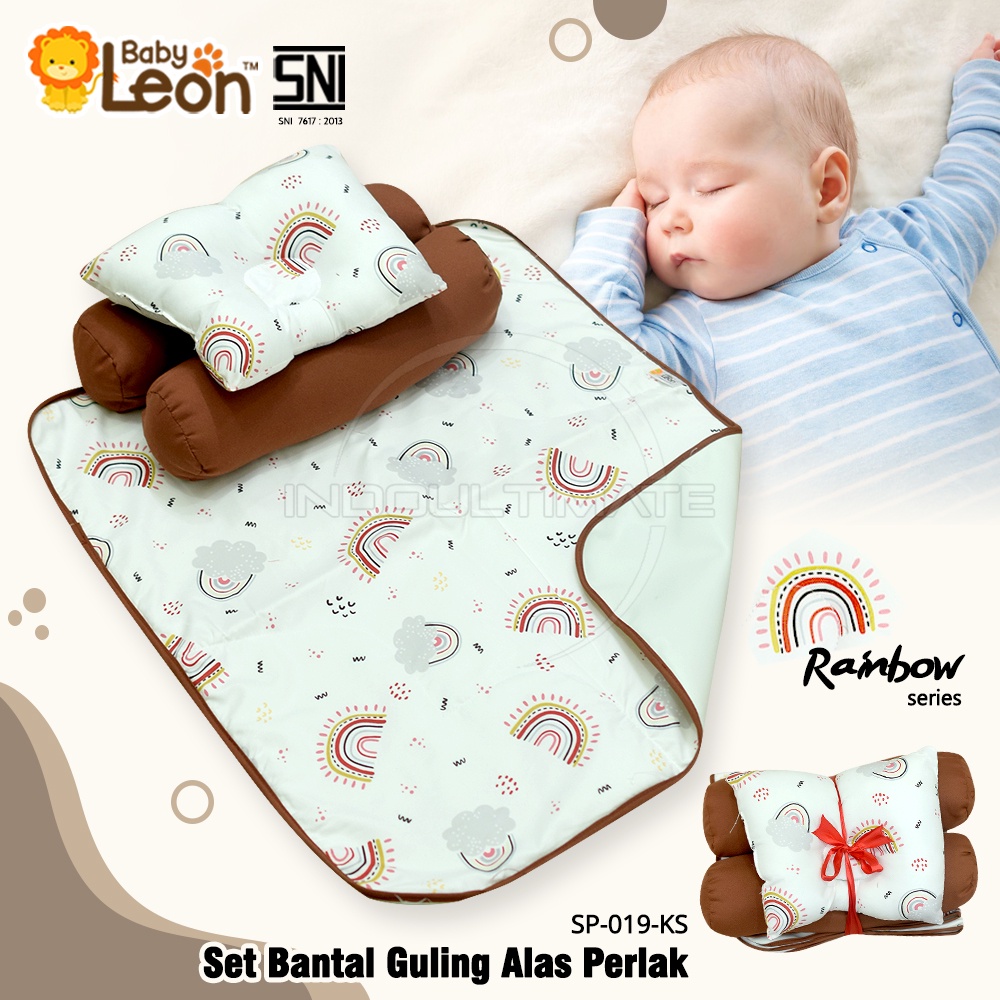 1set perlak Guling bantal peang kasur tidur bayi BGS-123 perlengkapan tidur newborn bantal peyang SP-019-KS