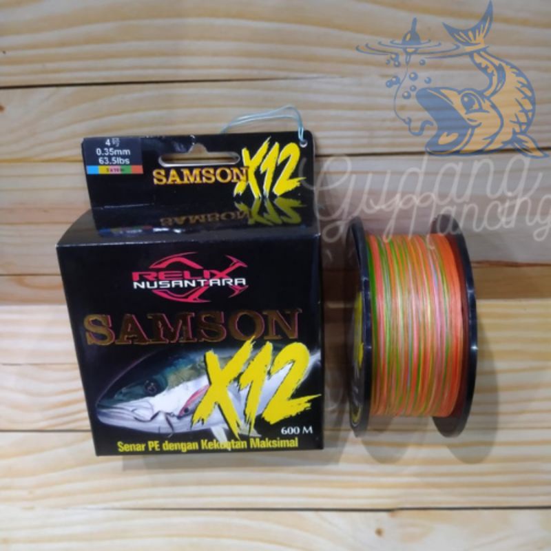 senar pancing, senar pancing PE 4 Relix Nusantara Samson X12 600m