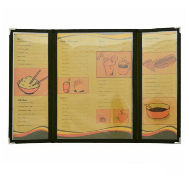 

Menu holder lipat 3