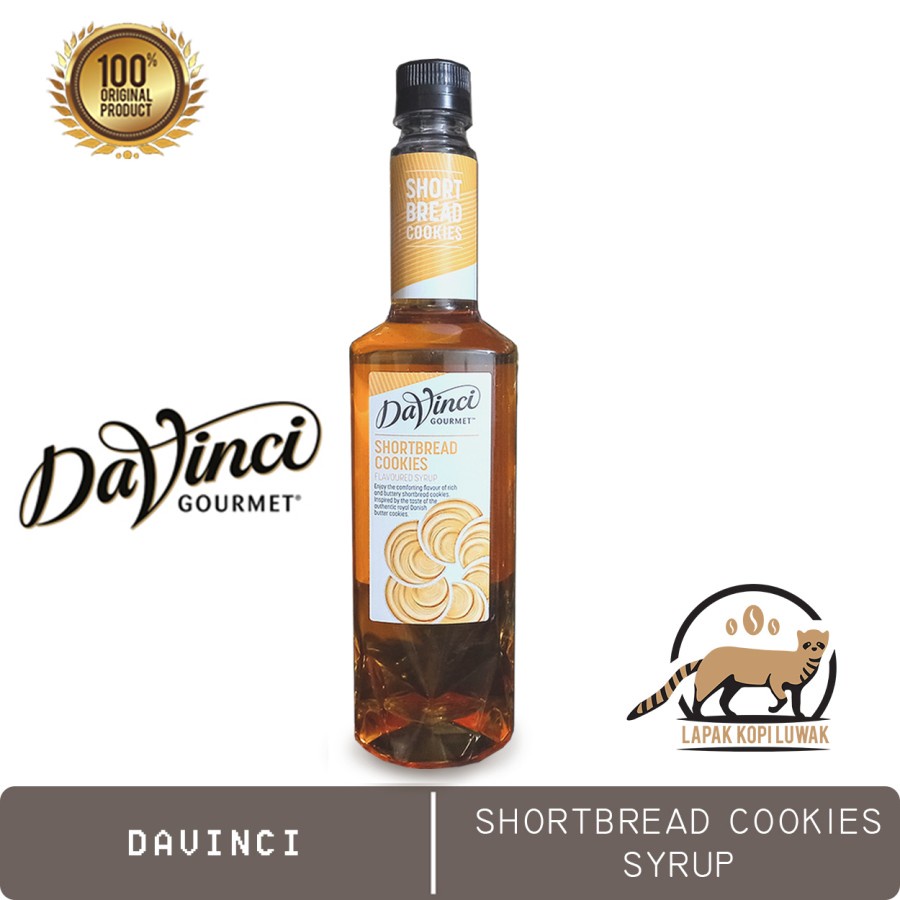 

Shortbread Cookies Syrup merk Davinci