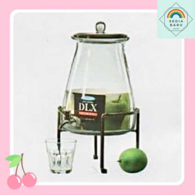 dispenser kaca DLx kecil 5 liter