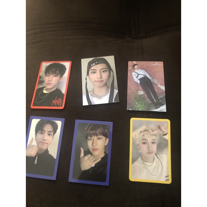 stray kids Photocard Han jisung Bangchan felix Levanter yellow wood
