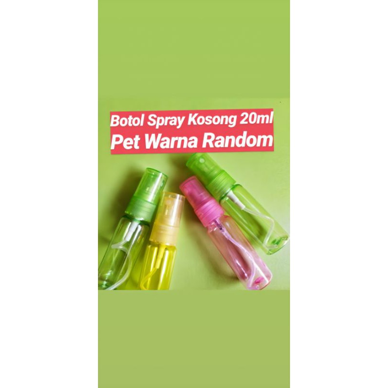Botol Spray 20ml Botol Kosong Plastik Warna