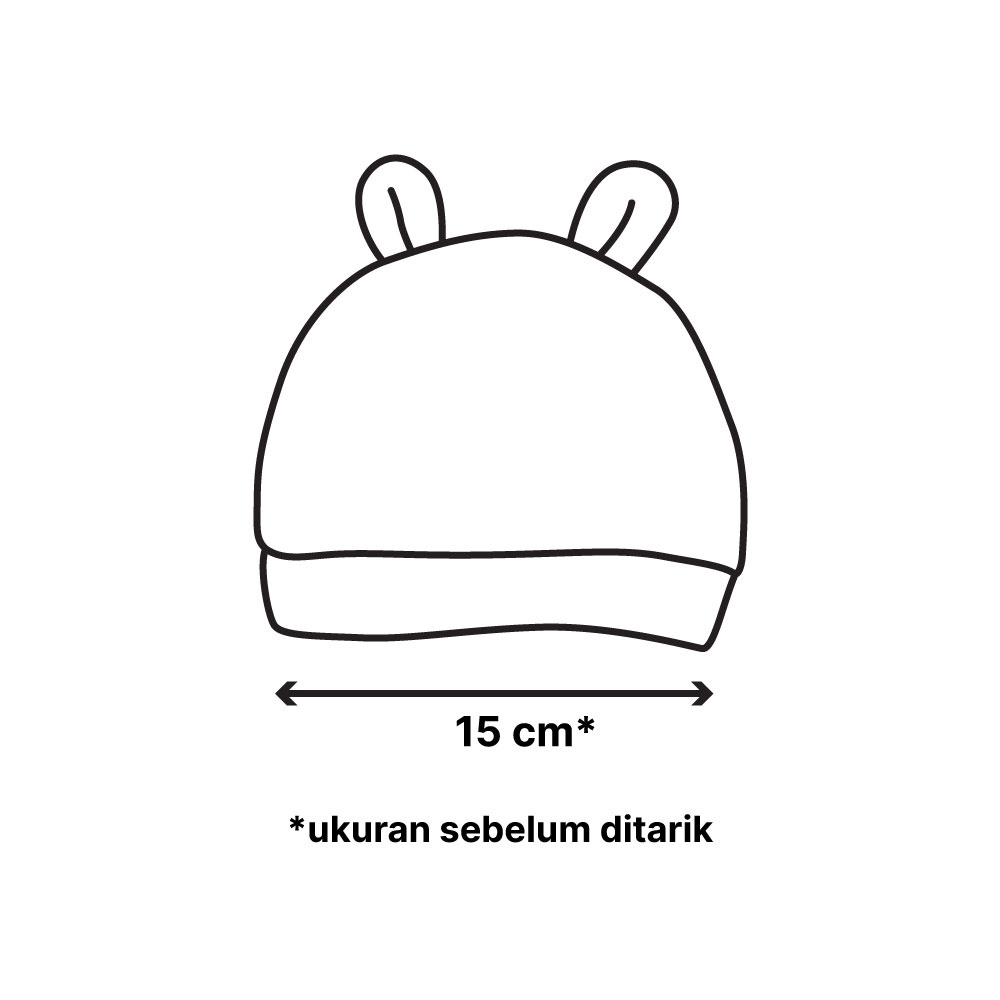 Scelta Baby - Topi Bayi Tali Baby Hat Bonnets Tp G 244 Nb thumbnail 2