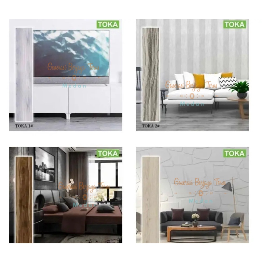 lantai vinyl Toka 2mm / Flooring Toka / Lantai Vinyl Bukan Sticker