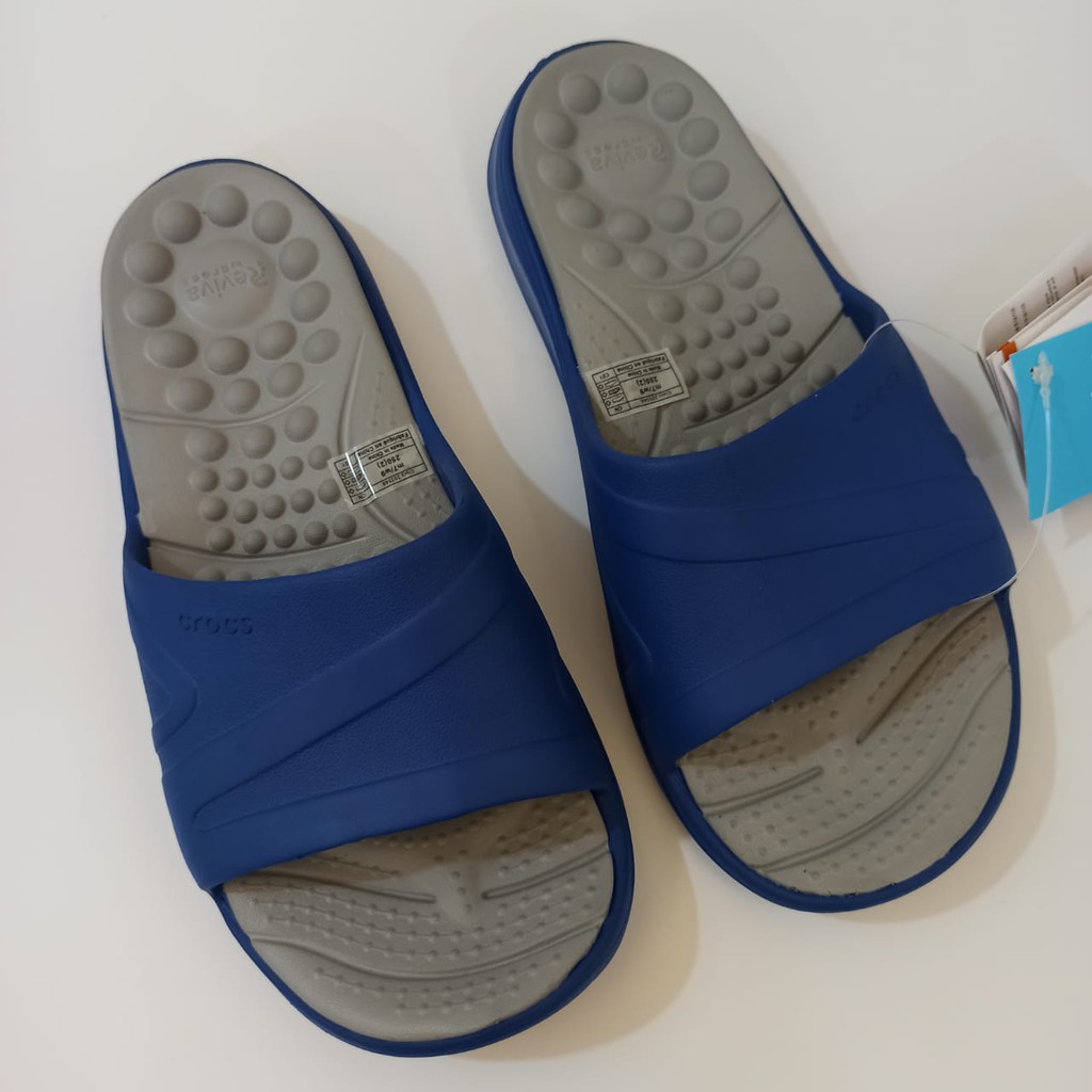 Crocs / Sandal Crocs / Crocs Reviva / Selop Pria / Sandal Selop Pria / Crocs Slide / Sandal Pria