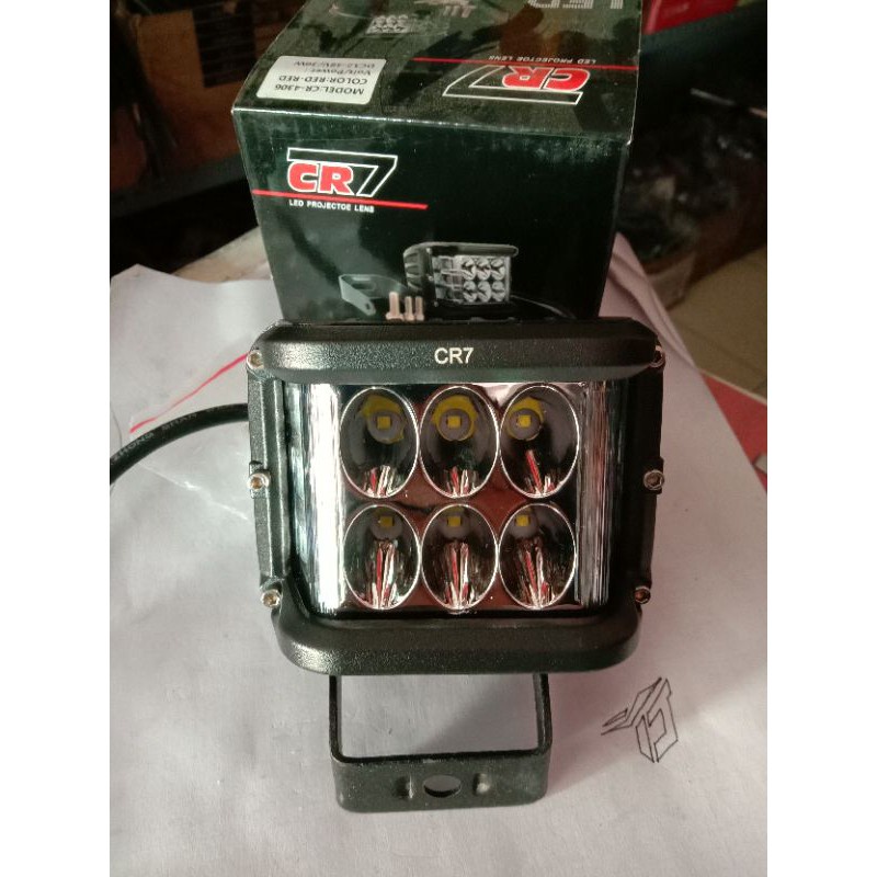 Lampu SOROT TEMBAK LED Kotak 3in1 Motor Mobil