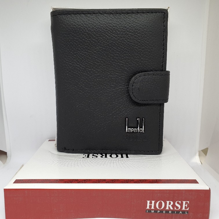 DOMPET PRIA IMPERIAL HORSE DIRI + KANCING / Dompet horse / Dompet kulit original / dompet import murah / dompet import / dompet cowok / dompet imperial horse / dompet standard diri kancing magnit / dompet keren / dompet murah