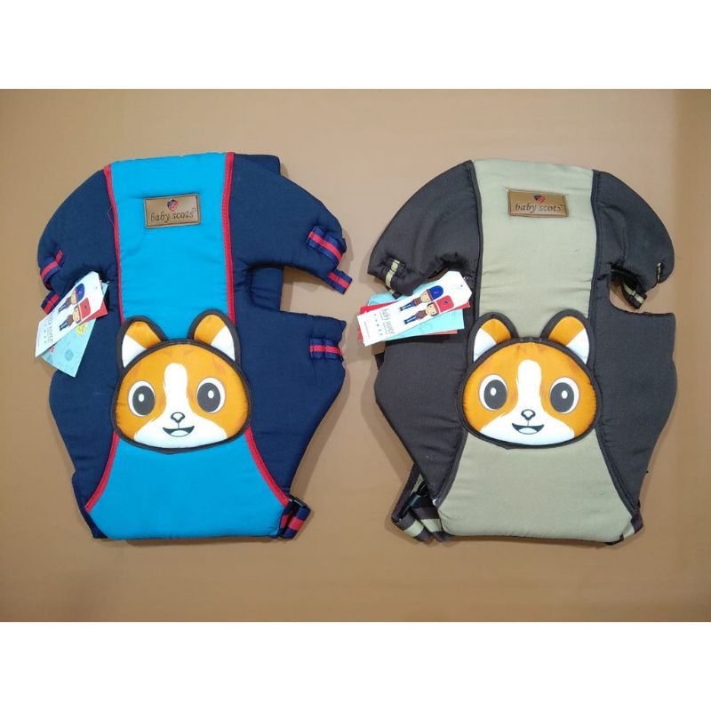 Gendongan bayi ransel baby Scots Kitty series / Baby care / Gendongan depan