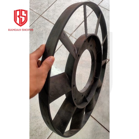 Kipas plastik kompresor shark Fly Wheel plastic 15 HP