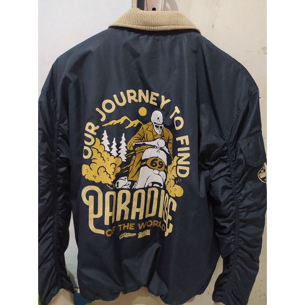 Jaket mabscoot paradise x queen beer