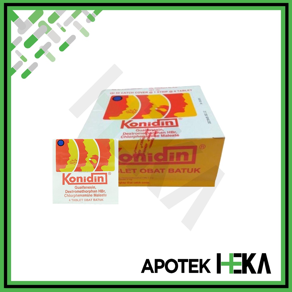 Konidin Tablet Obat Batuk Box isi 50x4 (SEMARANG)