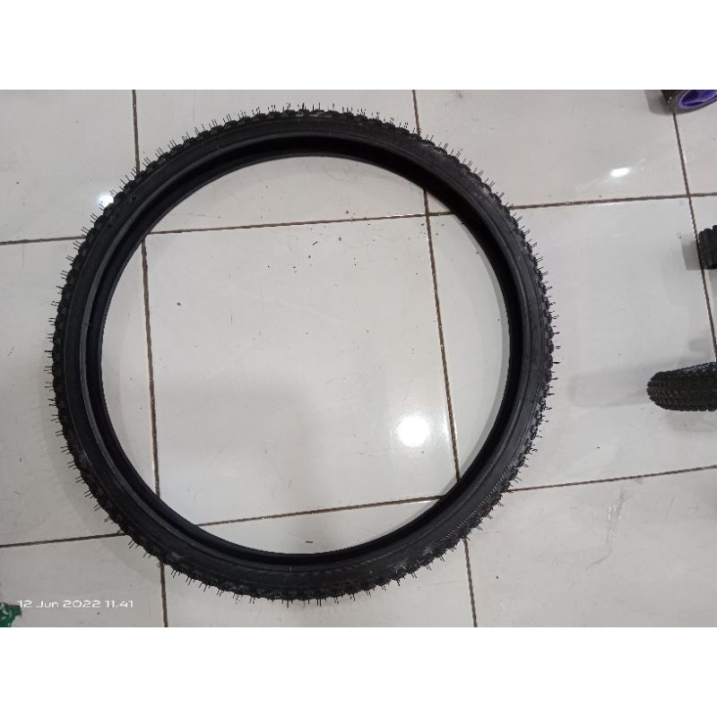 ban luar sepeda lucky stone ukuran 26 x 2.125 hitam, mtb, sepeda gunung