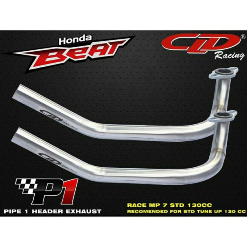 Leheran pipa knalpot P1 Cld Beat/Fi, Scoopy/Fi/Genio/Beat2020