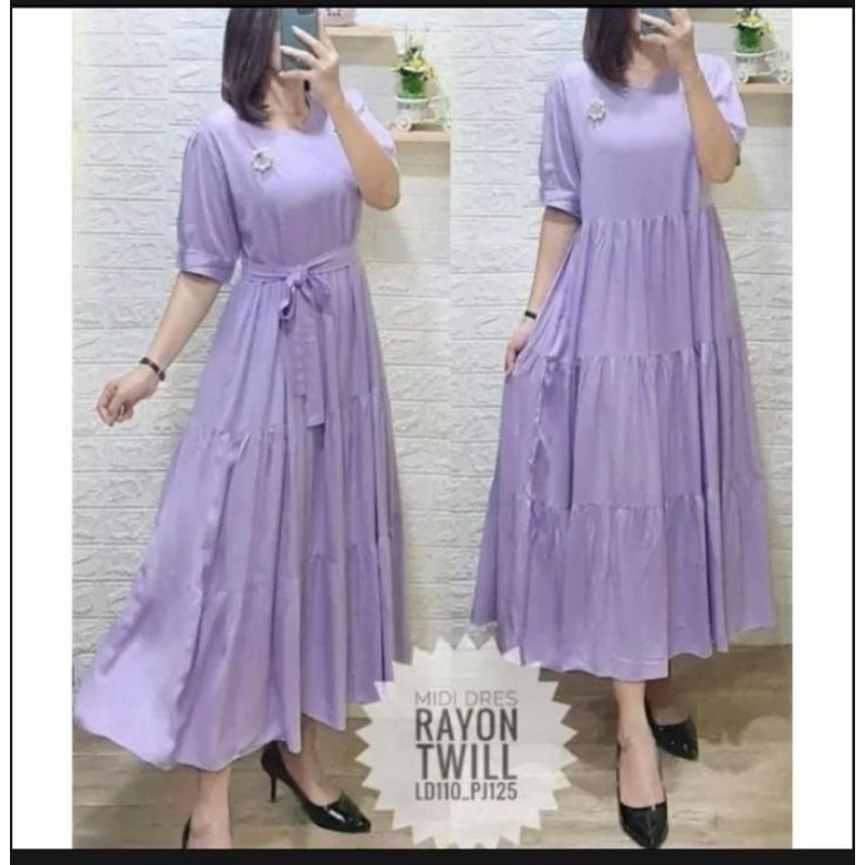 Midi Dress Terbaru midi dress Wanita  / Daster Premium original / Home Dress Model Terbaru / Midi Dr