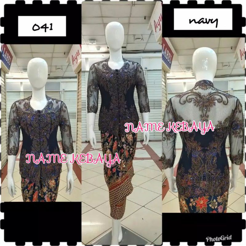 atasan kebaya modern kerah sunda