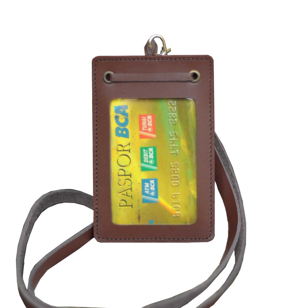 

Dijual Name Tag Kulit-ID Card Holder-Casing ID Card Murah