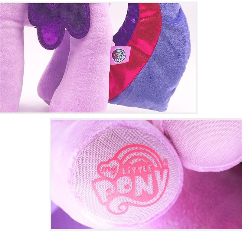 35cm Mainan My Little Pony Plush Toy Boneka Twilight Sparkle Pinkie Pie Stuffed Dolls Kid Girl Gift