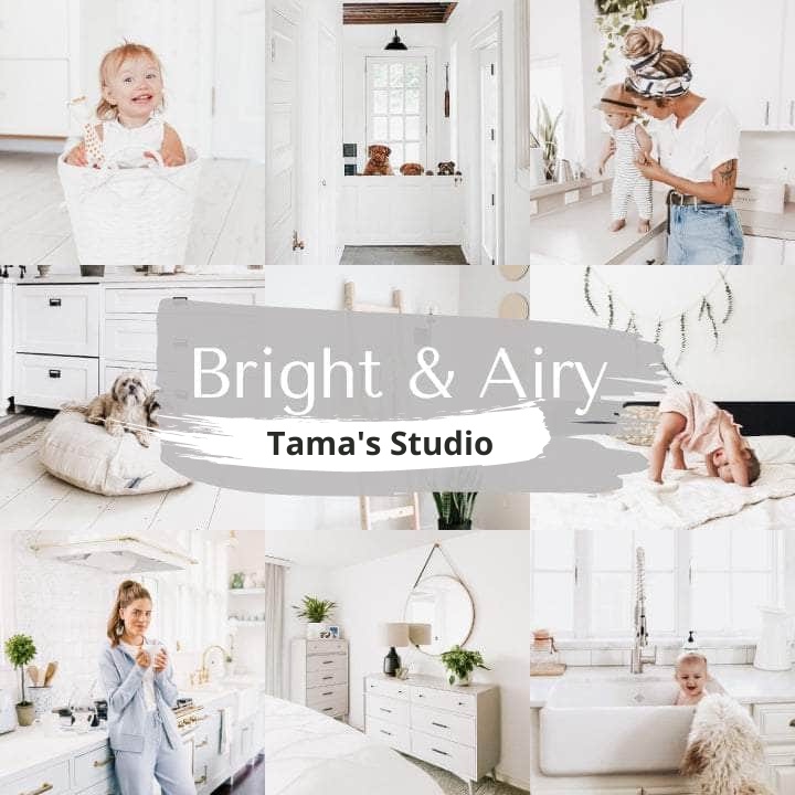 30+ Lightroom Preset Bright &amp; Airy Pack (30 Preset) Mobile and Dekstop