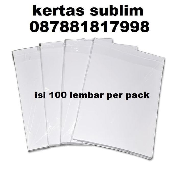 

Kertas Sublim 100 lembar ukuran a4