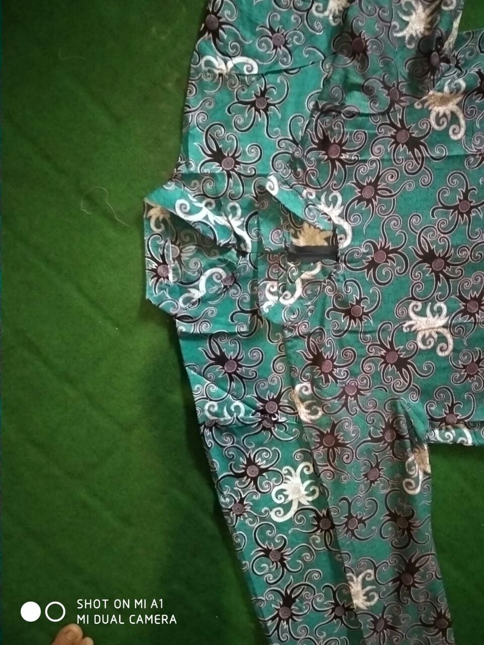 Batik Couple Keluarga - Batik Couple Busui Motif Cumi Toska - Seragam Batik - Batik Pekalongan