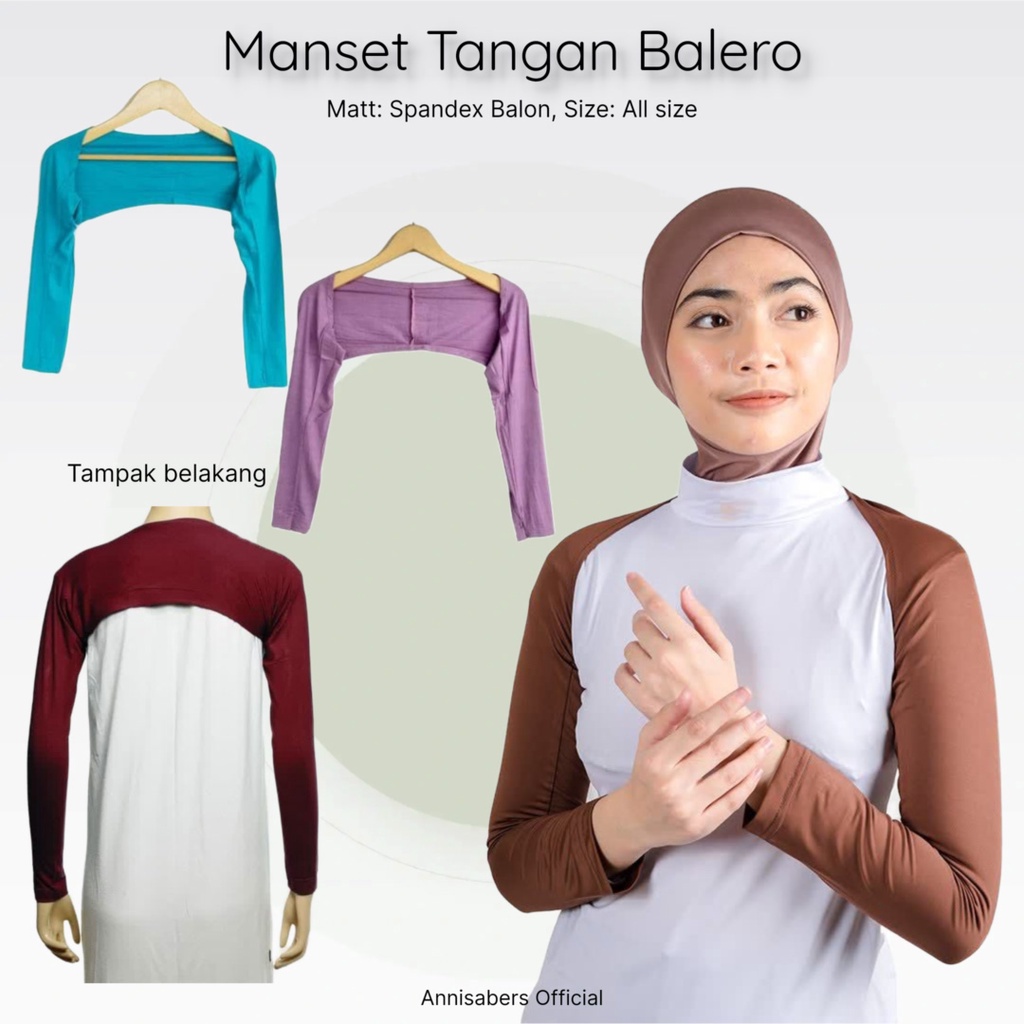 Manset tangan balero/ Manset balero lengan panjang/ Manset balero premium