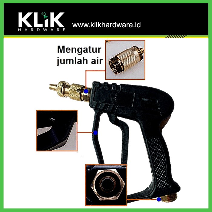 Pistol Jet Cleaner Gun Washer High Pressure Sprayer Cuci Motor Mobil