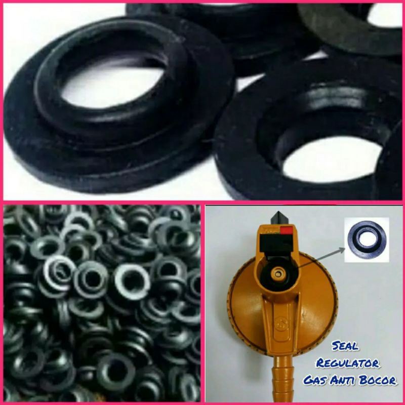 Karet Sil Pengaman Regulator Gas Tabung Gas Elpiji / Seal Karet Pengaman Gas LPG Satuan 100 500 1000 pcs