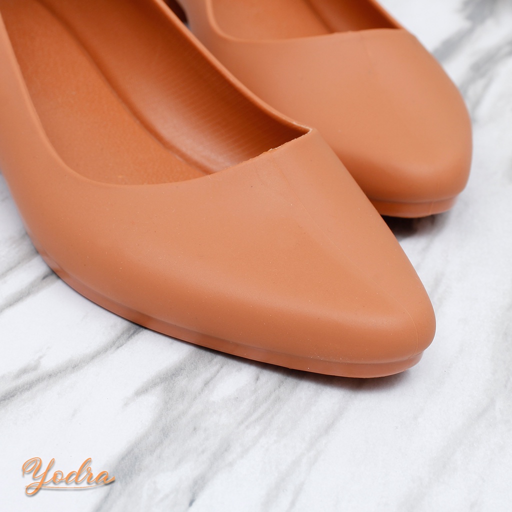 Yodra Kehlani Wedges Jelly Shoes Import YDR307 Real Pict