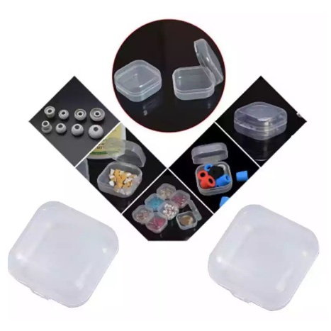 KOTAK KECIL SIMPAN MEMORY CARD EARPLUG / MINI BOX AKSESORIS travel box mini aksesoris plastik serbaguna